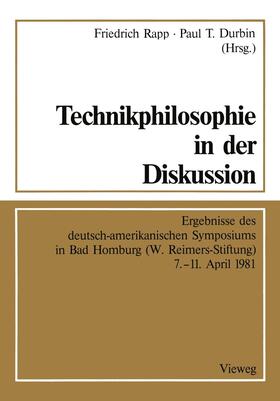 Durbin / Rapp |  Technikphilosophie in der Diskussion | Buch |  Sack Fachmedien