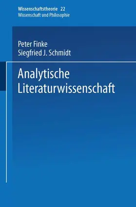 Finke / Schmidt |  Analytische Literaturwissenschaft | Buch |  Sack Fachmedien