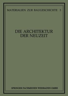 Grassnick |  Die Architektur der Neuzeit | Buch |  Sack Fachmedien