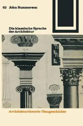 Summerson |  Die klassische Sprache der Architektur | Buch |  Sack Fachmedien