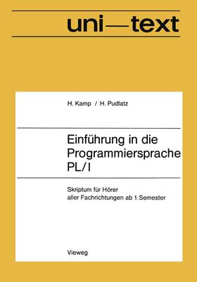 Kamp |  Einführung in die Programmiersprache PL/I | Buch |  Sack Fachmedien