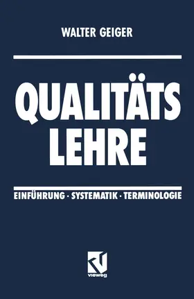 Geiger |  Qualitäts Lehre | Buch |  Sack Fachmedien