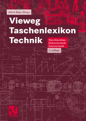 Böge |  Vieweg Taschenlexikon Technik | Buch |  Sack Fachmedien