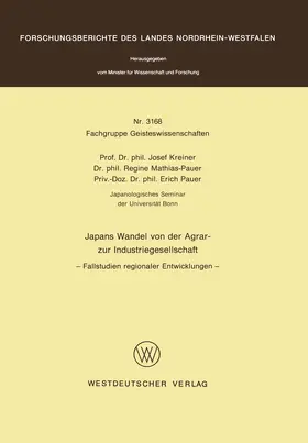 Kreiner |  Japans Wandel von der Agrar- zur Industriegesellschaft | Buch |  Sack Fachmedien