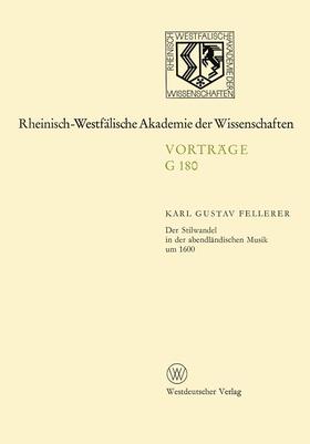 Fellerer |  Geisteswissenschaften | Buch |  Sack Fachmedien