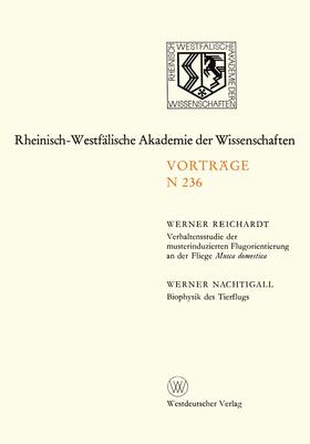 Reichardt |  Reichardt, W: Verhaltensstudie der musterinduzierten Flugori | Buch |  Sack Fachmedien