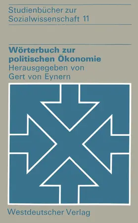 Eynern |  Wörterbuch zur politischen Ökonomie | Buch |  Sack Fachmedien