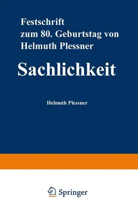 Luckmann / Dux |  Sachlichkeit | Buch |  Sack Fachmedien