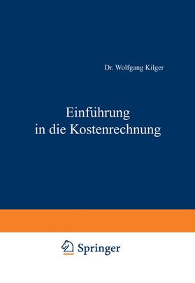 Wolfgang |  Einführung in die Kostenrechnung | Buch |  Sack Fachmedien