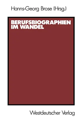 Brose |  Berufsbiographien im Wandel | Buch |  Sack Fachmedien