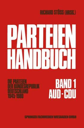 Stöss |  Parteien-Handbuch | Buch |  Sack Fachmedien