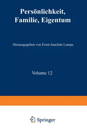 Lampe |  Persönlichkeit, Familie, Eigentum | Buch |  Sack Fachmedien