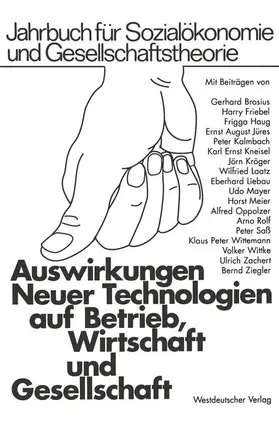 N / A |  Auswirkungen Neuer Technologien auf Betrieb, Wirtschaft und Gesellschaft | Buch |  Sack Fachmedien