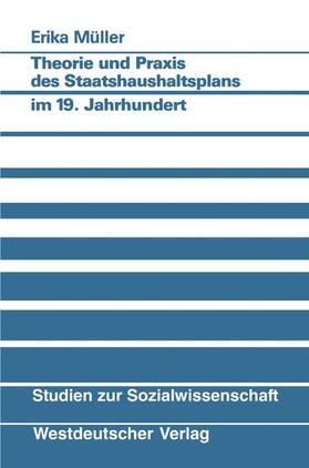  Theorie und Praxis des Staatshaushaltsplans im 19. Jahrhundert | Buch |  Sack Fachmedien