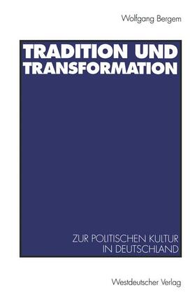  Tradition und Transformation | Buch |  Sack Fachmedien