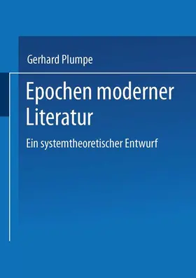 Plumpe |  Epochen moderner Literatur | Buch |  Sack Fachmedien