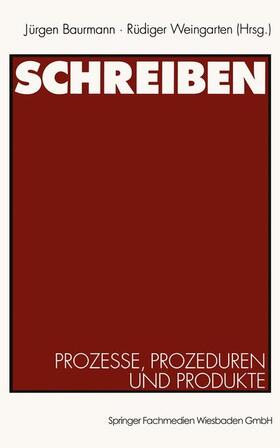 Weingarten / Baurmann |  Schreiben | Buch |  Sack Fachmedien