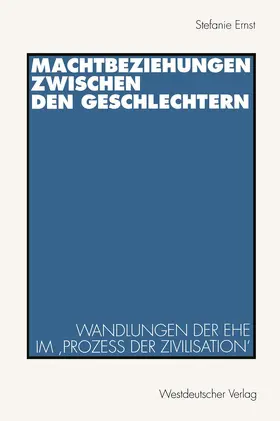  Machtbeziehungen zwischen den Geschlechtern | Buch |  Sack Fachmedien