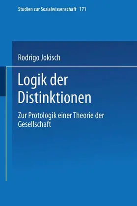 Jokisch |  Logik der Distinktionen | Buch |  Sack Fachmedien