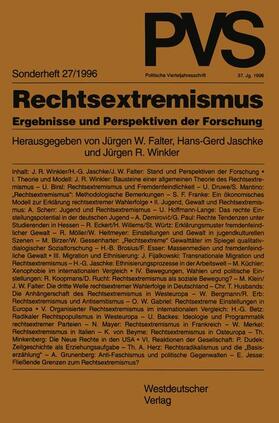 Jaschke / Winkler |  Rechtsextremismus | Buch |  Sack Fachmedien