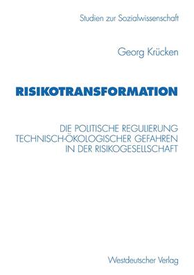Krücken |  Risikotransformation | Buch |  Sack Fachmedien