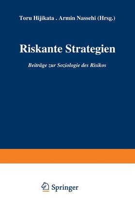 Nassehi / Hijikata |  Riskante Strategien | Buch |  Sack Fachmedien