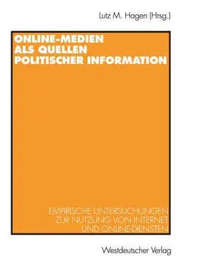 Hagen |  Online-Medien als Quellen politischer Information | Buch |  Sack Fachmedien