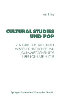 Hinz |  Cultural Studies und Pop | Buch |  Sack Fachmedien