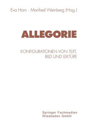 Weinberg / Horn |  Allegorie | Buch |  Sack Fachmedien