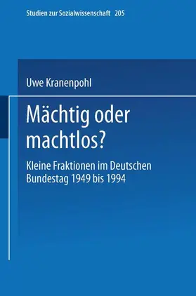 Kranenpohl |  Mächtig oder machtlos? | Buch |  Sack Fachmedien