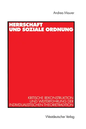 Maurer |  Herrschaft und soziale Ordnung | Buch |  Sack Fachmedien