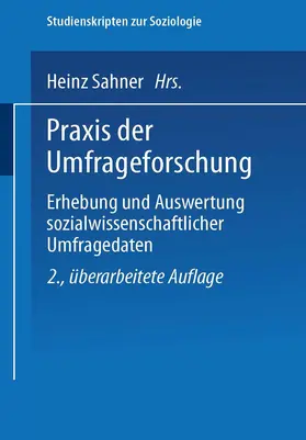 Porst / Sahner | Praxis der Umfrageforschung | Buch | 978-3-531-13511-3 | sack.de