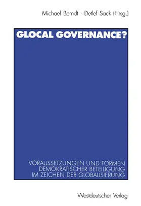 Sack / Berndt |  Glocal Governance? | Buch |  Sack Fachmedien