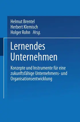 Brentel / Rohn / Klemisch |  Lernendes Unternehmen | Buch |  Sack Fachmedien