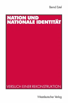 Estel |  Nation und nationale Identität | Buch |  Sack Fachmedien