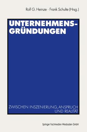 Schulte / Heinze |  Unternehmensgründungen | Buch |  Sack Fachmedien