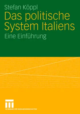 Köppl |  Das politische System Italiens | Buch |  Sack Fachmedien