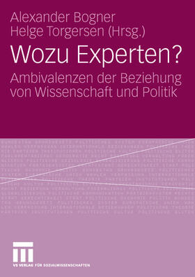 Torgersen / Bogner |  Wozu Experten? | Buch |  Sack Fachmedien