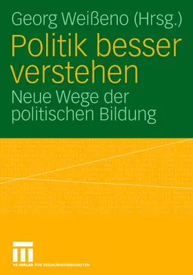 Weißeno |  Politik besser verstehen | Buch |  Sack Fachmedien