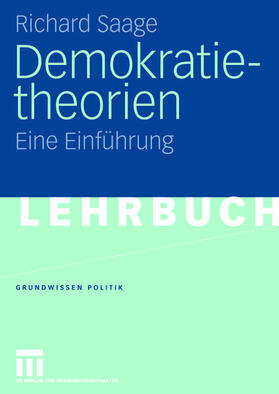 Saage |  Demokratietheorien | Buch |  Sack Fachmedien