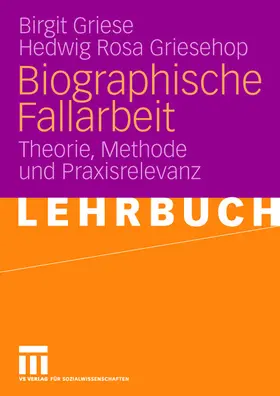 Griesehop / Griese |  Biographische Fallarbeit | Buch |  Sack Fachmedien