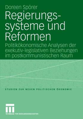 Spörer |  Regierungssysteme und Reformen | Buch |  Sack Fachmedien