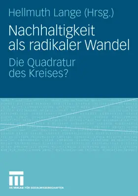 Lange |  Nachhaltigkeit als radikaler Wandel | Buch |  Sack Fachmedien