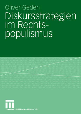 Geden |  Diskursstrategien im Rechtspopulismus | Buch |  Sack Fachmedien