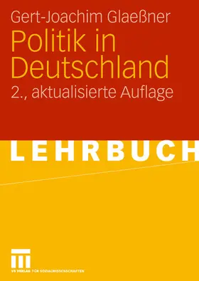 Glaeßner |  Politik in Deutschland | Buch |  Sack Fachmedien