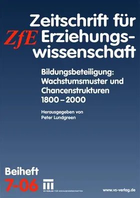 Lundgreen |  Bildungsbeteiligung: Wachstumsmuster und Chancenstrukturen 1800 - 2000 | Buch |  Sack Fachmedien