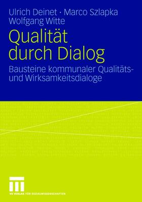 Szlapka / Deinet / Witte |  Qualität durch Dialog | Buch |  Sack Fachmedien