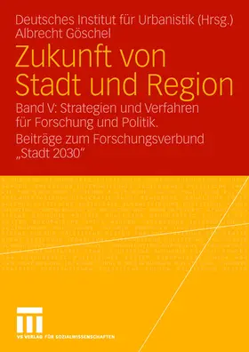 Sahr-Pluth / Deutsches Institut f. Urbanistik / Deutsches Institut f. Urbanistik DIFU |  Zukunft von Stadt und Region | Buch |  Sack Fachmedien