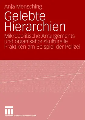 Mensching |  Gelebte Hierarchien | Buch |  Sack Fachmedien