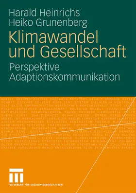 Grunenberg / Heinrichs |  Klimawandel und Gesellschaft | Buch |  Sack Fachmedien